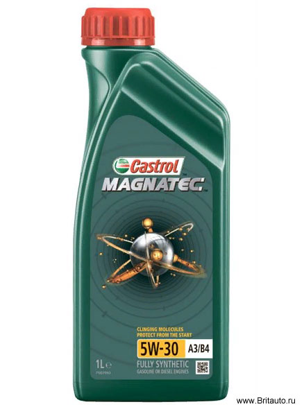 Моторное масло Castrol Magnatec 5W-30 A3 - B4, в расфасовке 1Л.