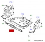 Экран внутренний буксировочной проушины LR Freelander