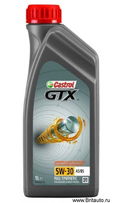 Масло моторное Castrol GTX 5W-30 A5 - B5, в расфасовке 1Л