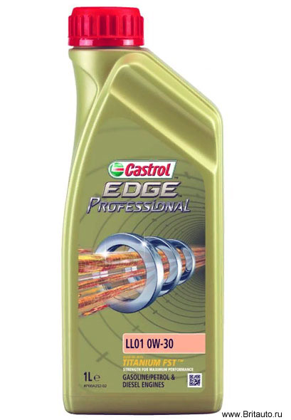 Масло моторное Castrol EDGE Professional Titanium FST LongLife LL01 0W-30 BMW, синтетическое, в расфасовке 1Л