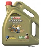 Масло моторное Castrol Vecton Long Drain 10W-40 E7, синтетическое, в расфасовке 5Л.