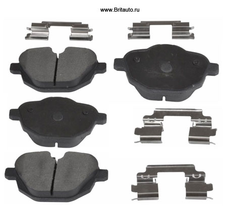 Колодки тормозные дисковые, задние BMW