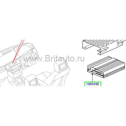 Аудио-усилитель Land Rover Discovery 4