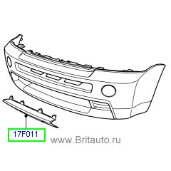 Заглушка буксировочной проушины бампера переднего Range Rover Sport 2005 - 2009 Stormer