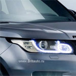 Фара биксенон левая в сборе с указателем поворота на range rover sport 2014