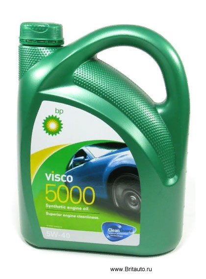 Масло моторное BP Vasco 5000 5W-40, в расфасовке 4Л