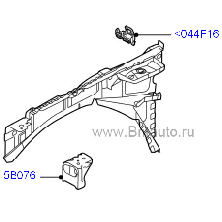 Держатель крыла панель облицовки правая discovery 4, range rover sport 2010 - 2013