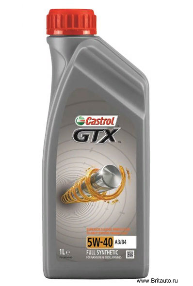 Масло моторное Castrol GTX 5W-40 A3 - B4, в расфасовке 1л